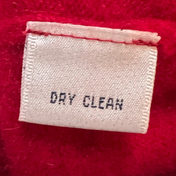 Turnbury Mens 100% Cashmere Red Pullover Crew Neck Sweater. Size Medium. - Picture 7 of 7